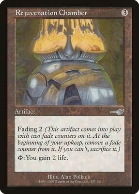 Rejuvenation Chamber card from Nemesis