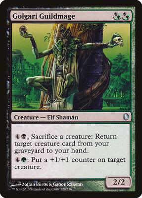 Golgari Guildmage card from Commander 2013