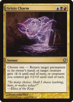 Grixis Charm card from Commander 2013