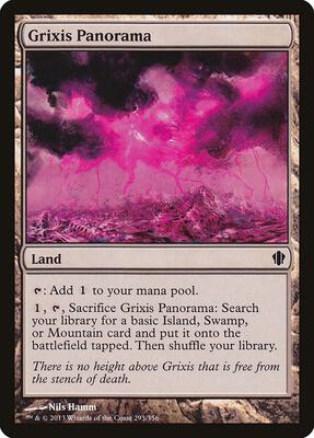 Grixis Panorama card from Commander 2013