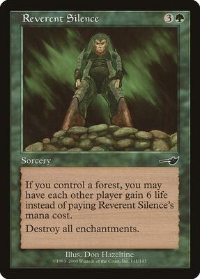 Reverent Silence card from Nemesis