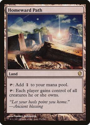 Homeward Path card from Commander 2013
