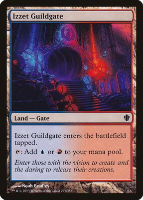 Izzet Guildgate card from Commander 2013