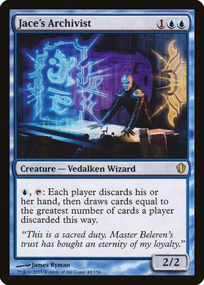 Jace's Archivist card from Commander 2013