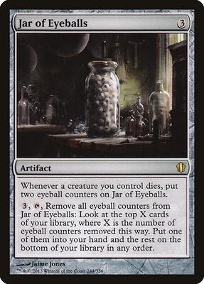 Jar of Eyeballs card from Commander 2013