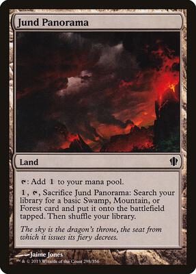 Jund Panorama card from Commander 2013