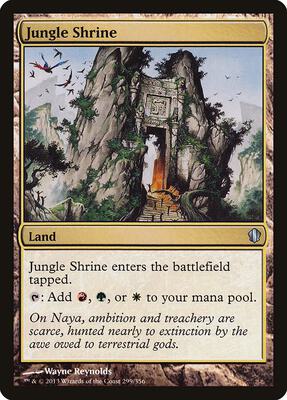 Jungle Shrine card from Commander 2013