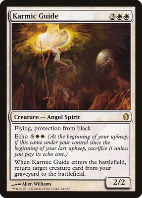 Karmic Guide card from Commander 2013