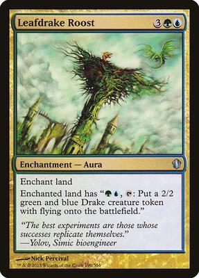 Leafdrake Roost card from Commander 2013