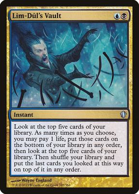 Lim-Dul's Vault card from Commander 2013