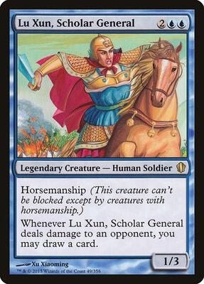 Lu Xun, Scholar General card from Commander 2013