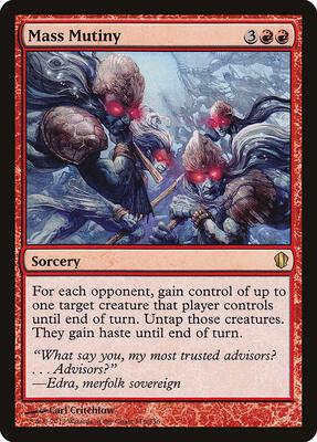 Mass Mutiny card from Commander 2013