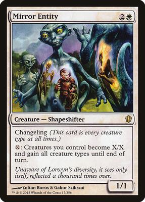 Mirror Entity card from Commander 2013