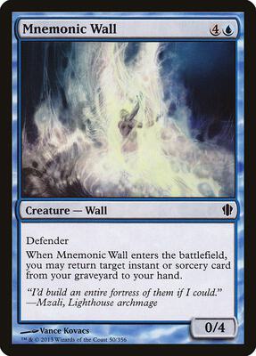 Mnemonic Wall card from Commander 2013
