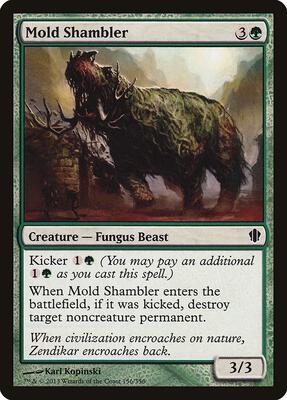 Mold Shambler card from Commander 2013