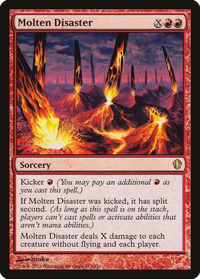 Molten Disaster card from Commander 2013