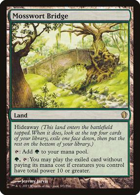 Mosswort Bridge card from Commander 2013