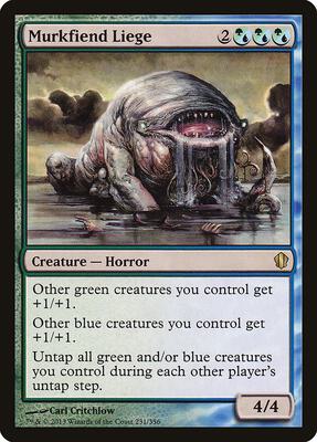 Murkfiend Liege card from Commander 2013