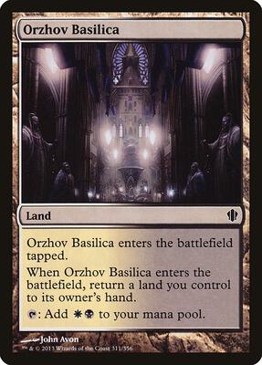 Orzhov Basilica card from Commander 2013