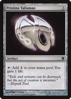 Pristine Talisman card from Commander 2013