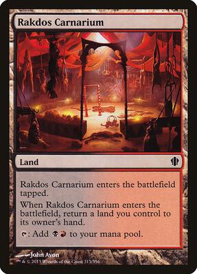 Rakdos Carnarium card from Commander 2013