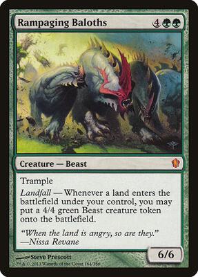 Rampaging Baloths card from Commander 2013