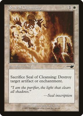 Seal of Cleansing card from Nemesis