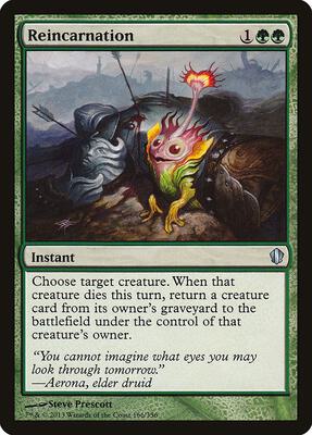 Reincarnation card from Commander 2013