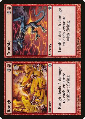 Rough // Tumble card from Commander 2013