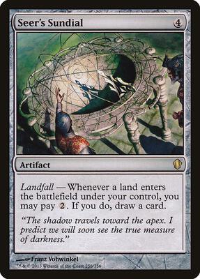 Seer's Sundial card from Commander 2013