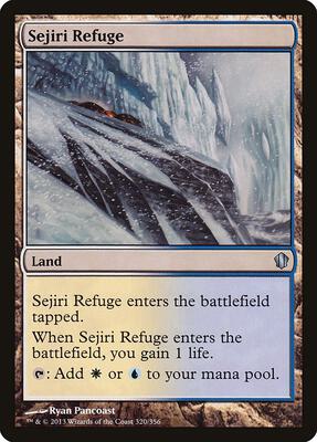 Sejiri Refuge card from Commander 2013