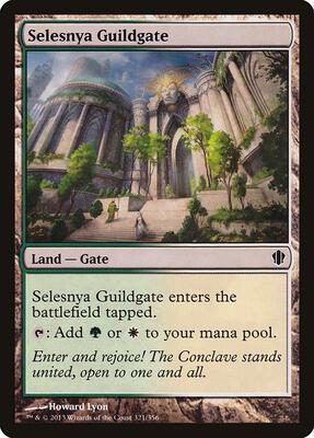 Selesnya Guildgate card from Commander 2013
