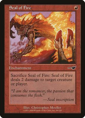 Seal of Fire card from Nemesis