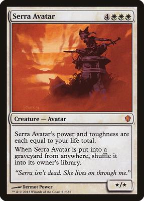 Serra Avatar card from Commander 2013