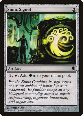 Simic Signet card from Commander 2013