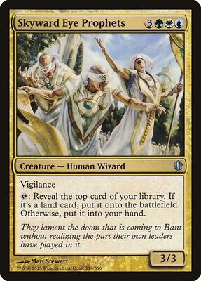 Skyward Eye Prophets card from Commander 2013