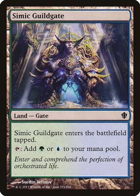 Simic Guildgate card from Commander 2013