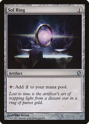 Sol Ring card from Commander 2013