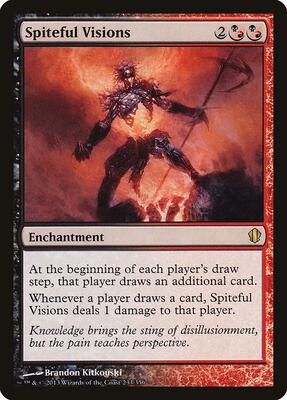 Spiteful Visions card from Commander 2013