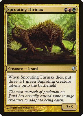 Sprouting Thrinax card from Commander 2013