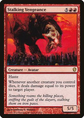 Stalking Vengeance card from Commander 2013
