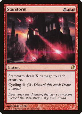 Starstorm card from Commander 2013