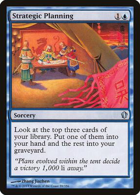 Strategic Planning card from Commander 2013