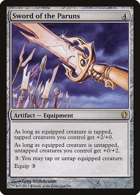 Sword of the Paruns card from Commander 2013