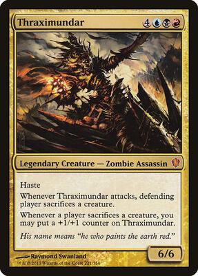 Thraximundar card from Commander 2013