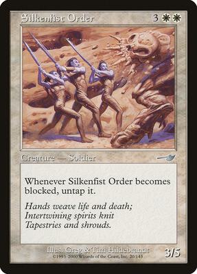 Silkenfist Order card from Nemesis