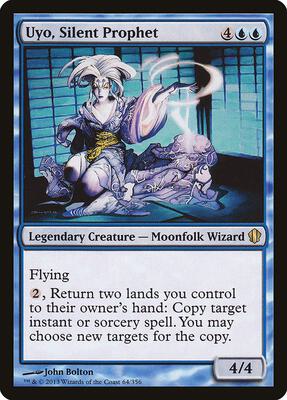 Uyo, Silent Prophet card from Commander 2013