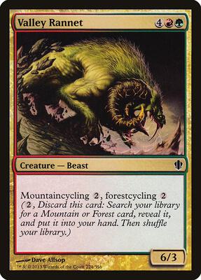 Valley Rannet card from Commander 2013