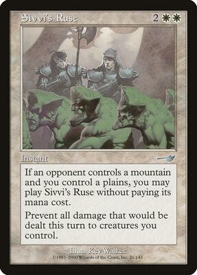 Sivvi's Ruse card from Nemesis