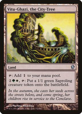 Vitu-Ghazi, the City-Tree card from Commander 2013
